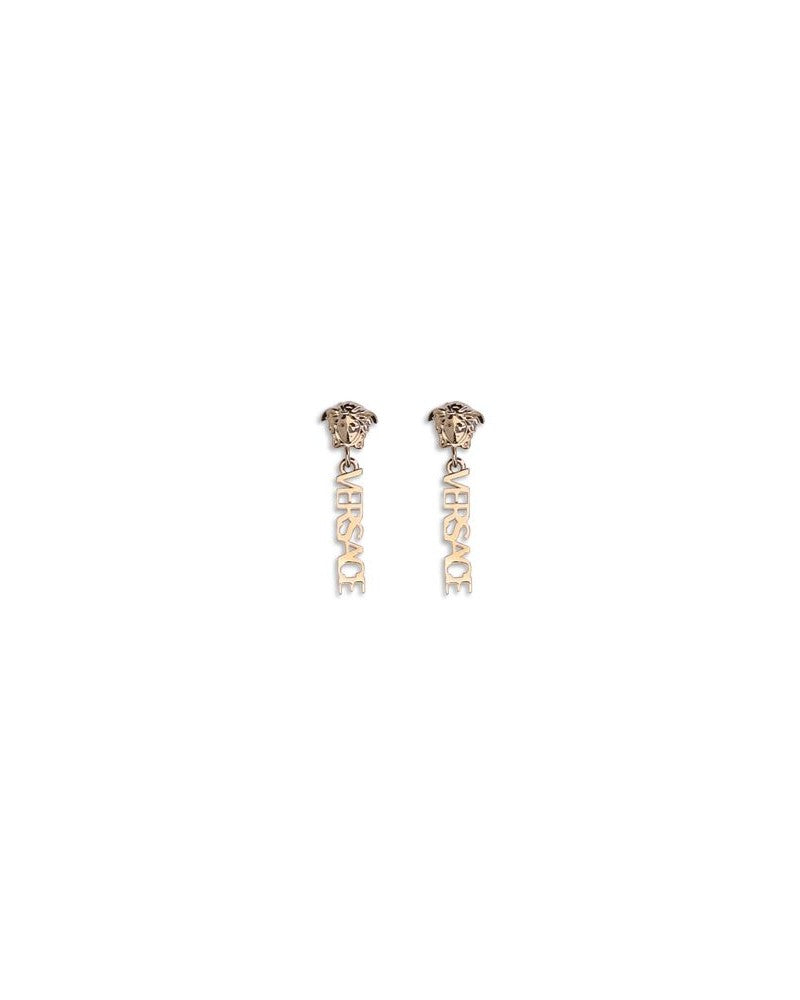 Versace Gold Metal Earrings Glam Steals