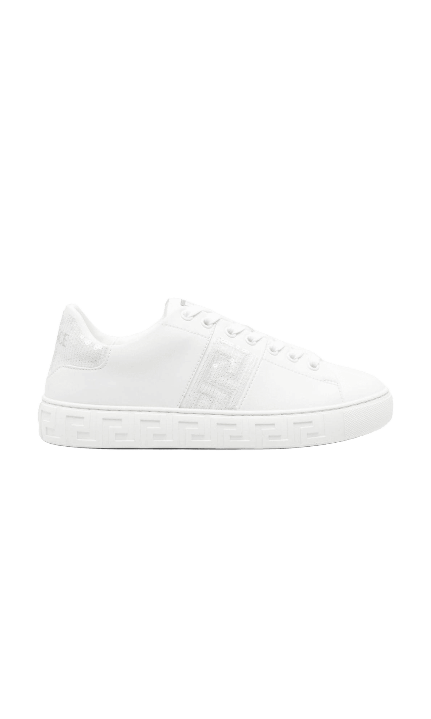 Versace Greca Embellished Sneakers Glam Steals
