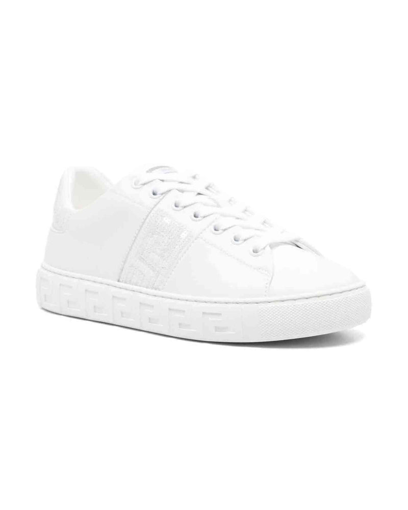 Versace Greca Embellished Sneakers Glam Steals