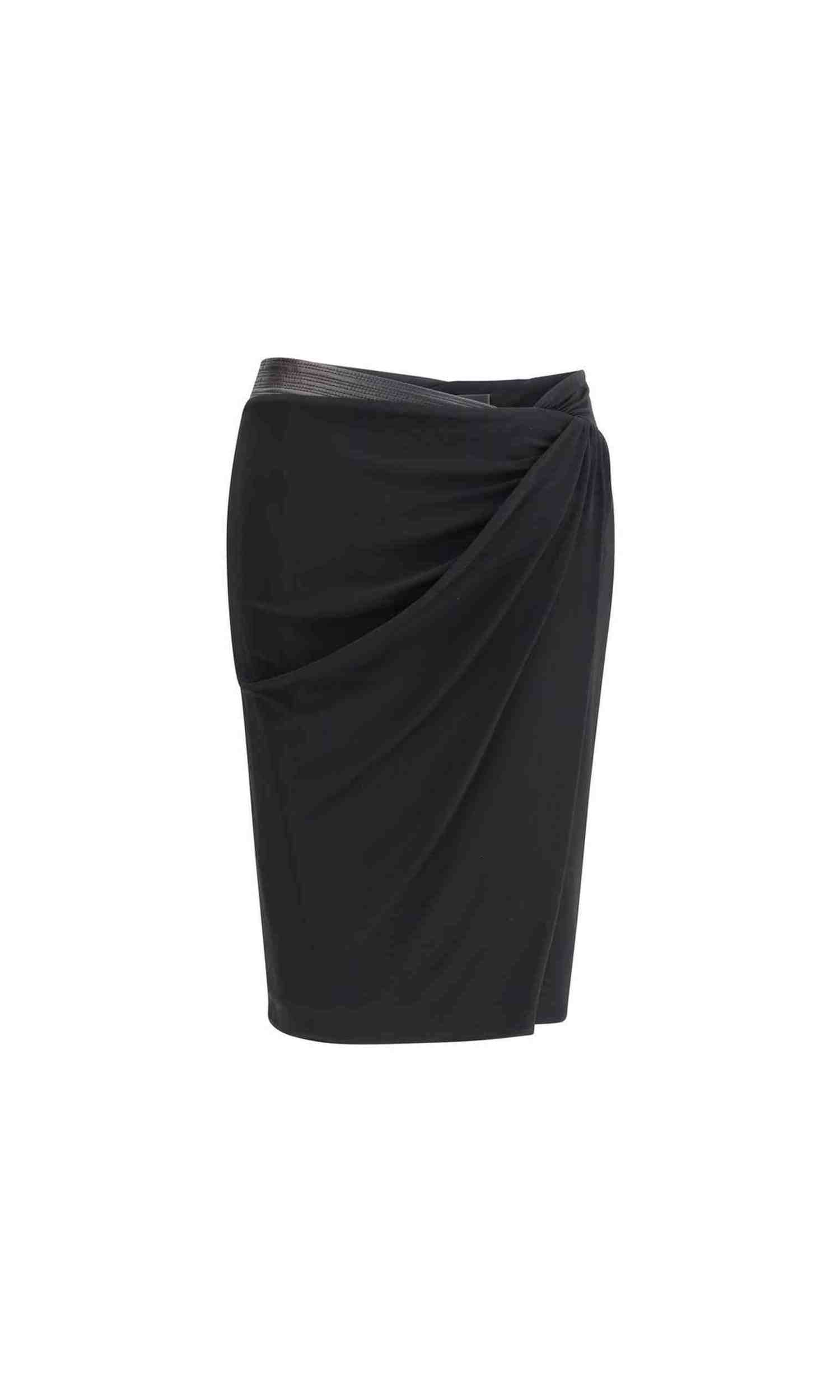 Versace Jersey Draped Skirt Glam Steals
