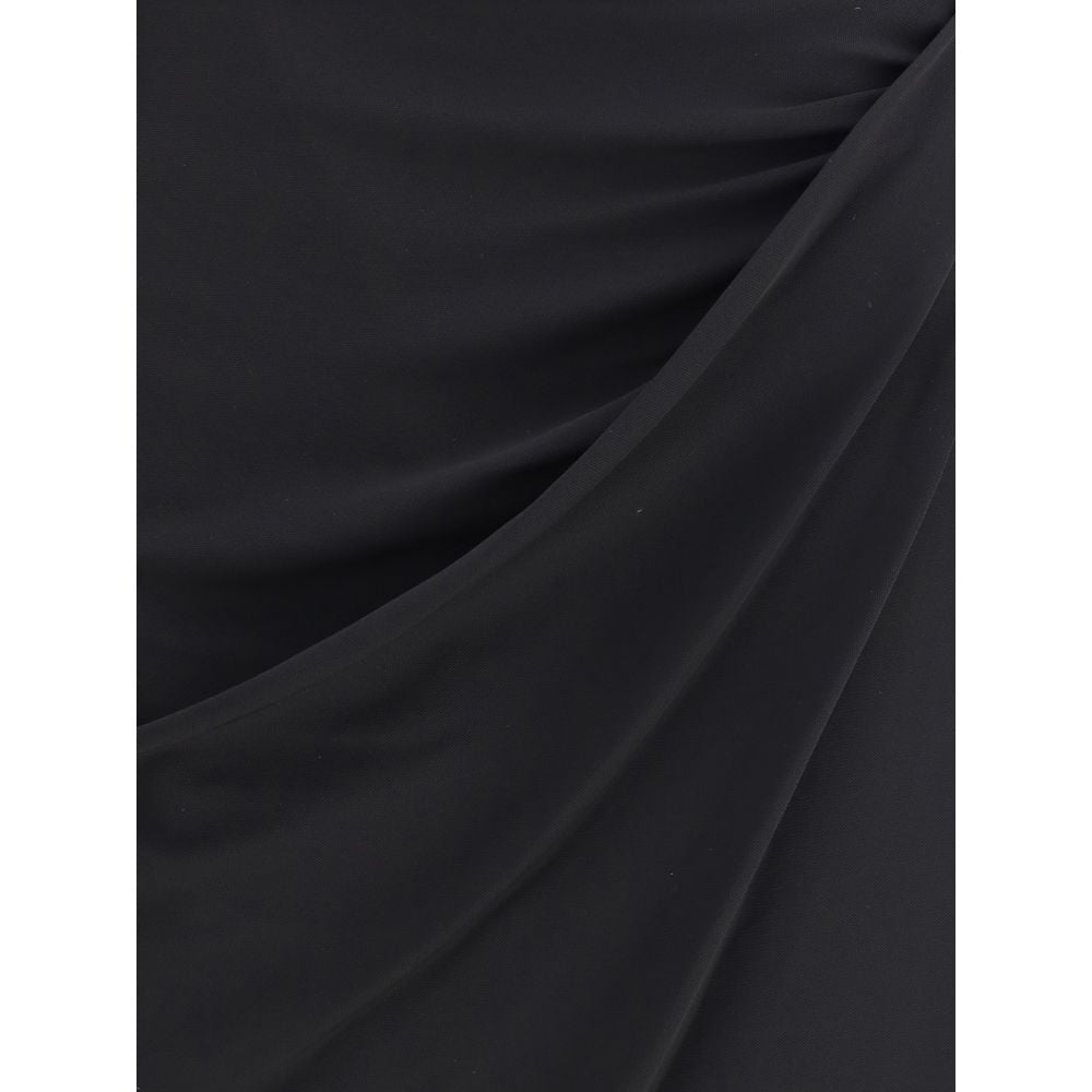 Versace Jersey Draped Skirt Glam Steals
