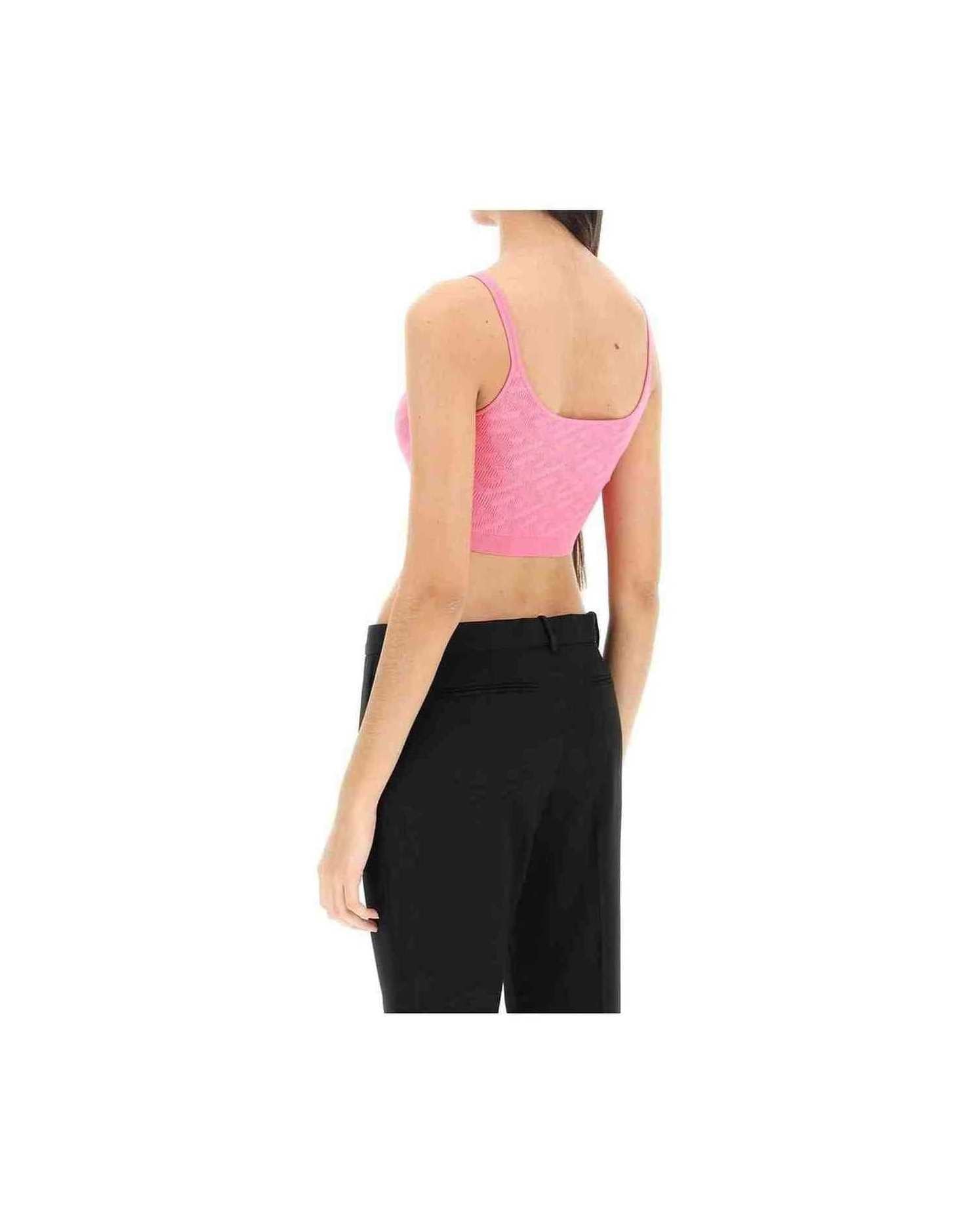 Versace La Greca Cropped Top Glam Steals