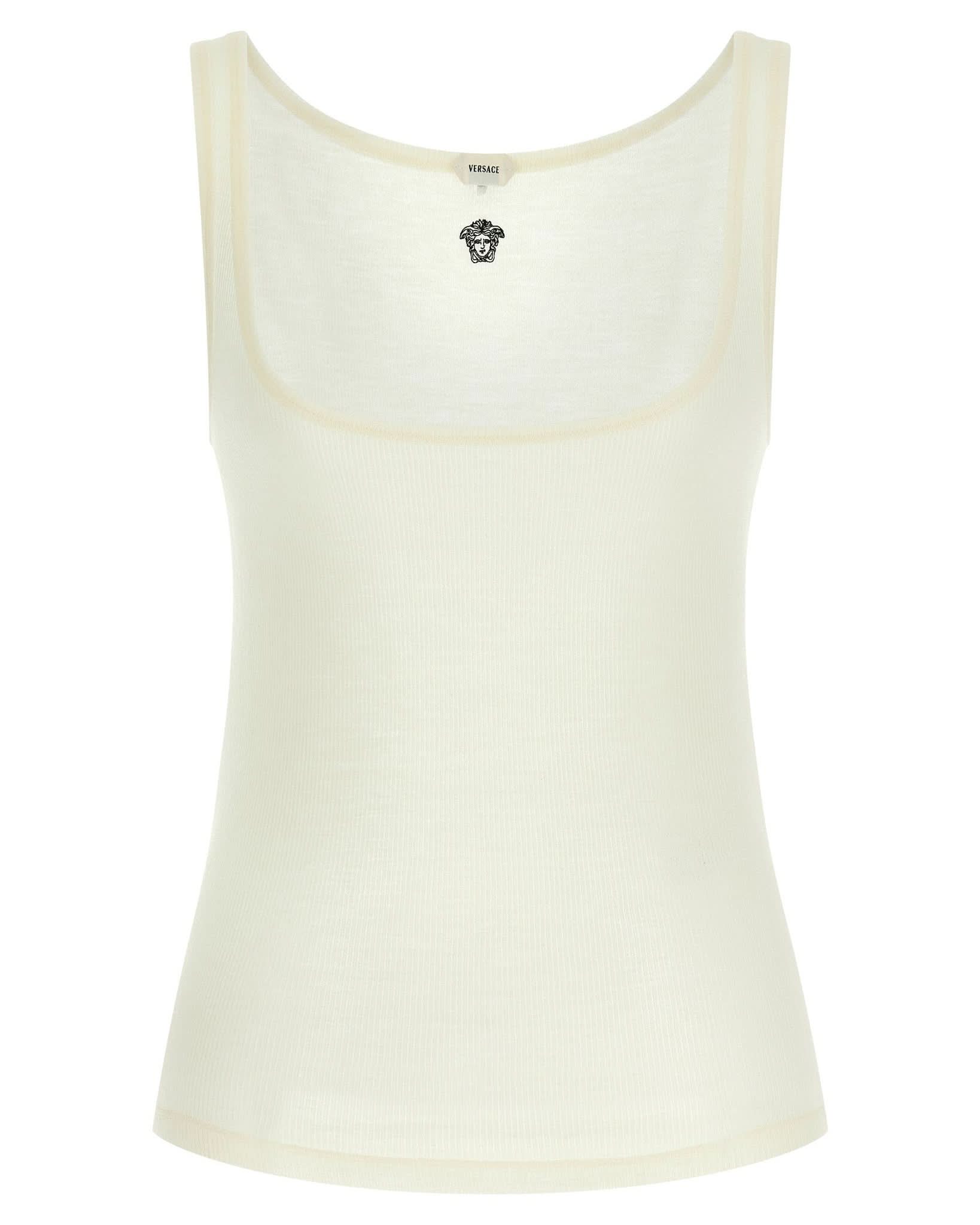 Versace La Medusa Embroidery Top Glam Steals