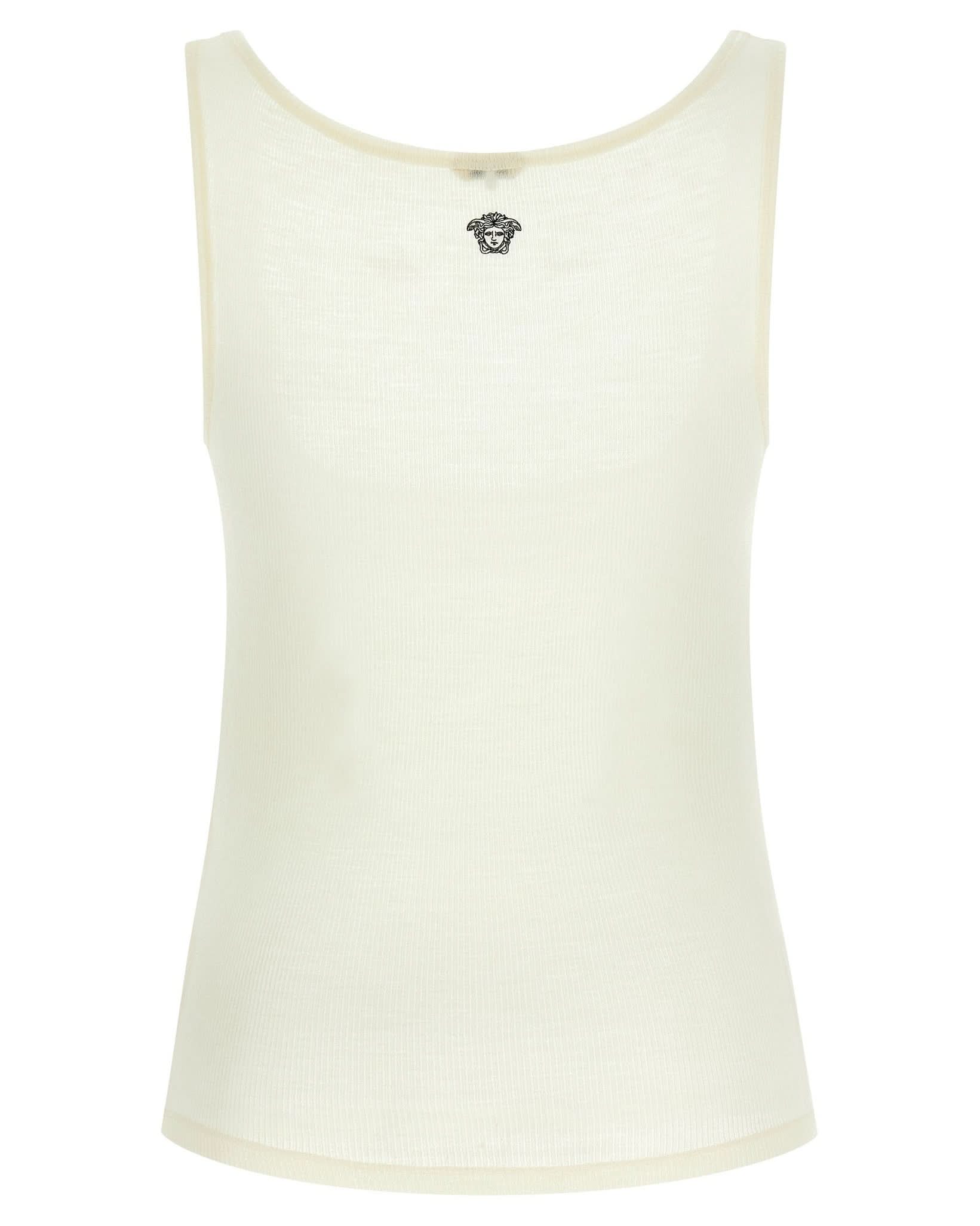 Versace La Medusa Embroidery Top Glam Steals