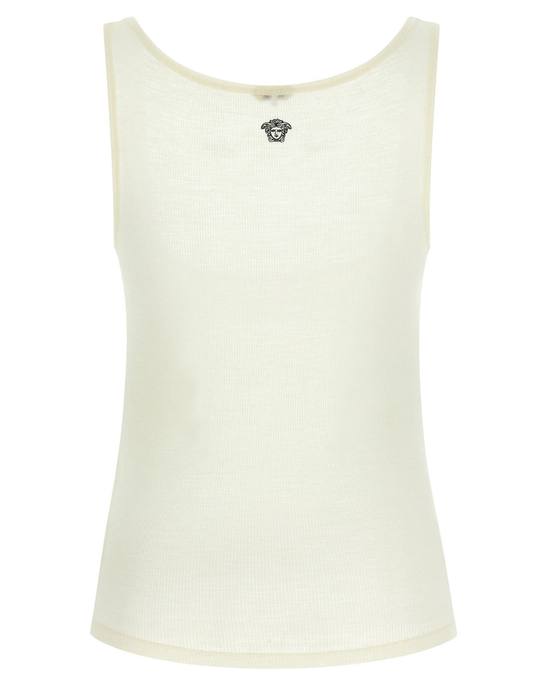 Versace La Medusa Embroidery Top Glam Steals