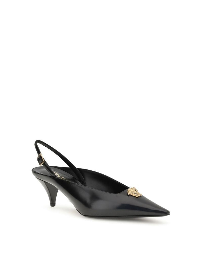 Versace La Medusa Slingback Pumps Glam Steals