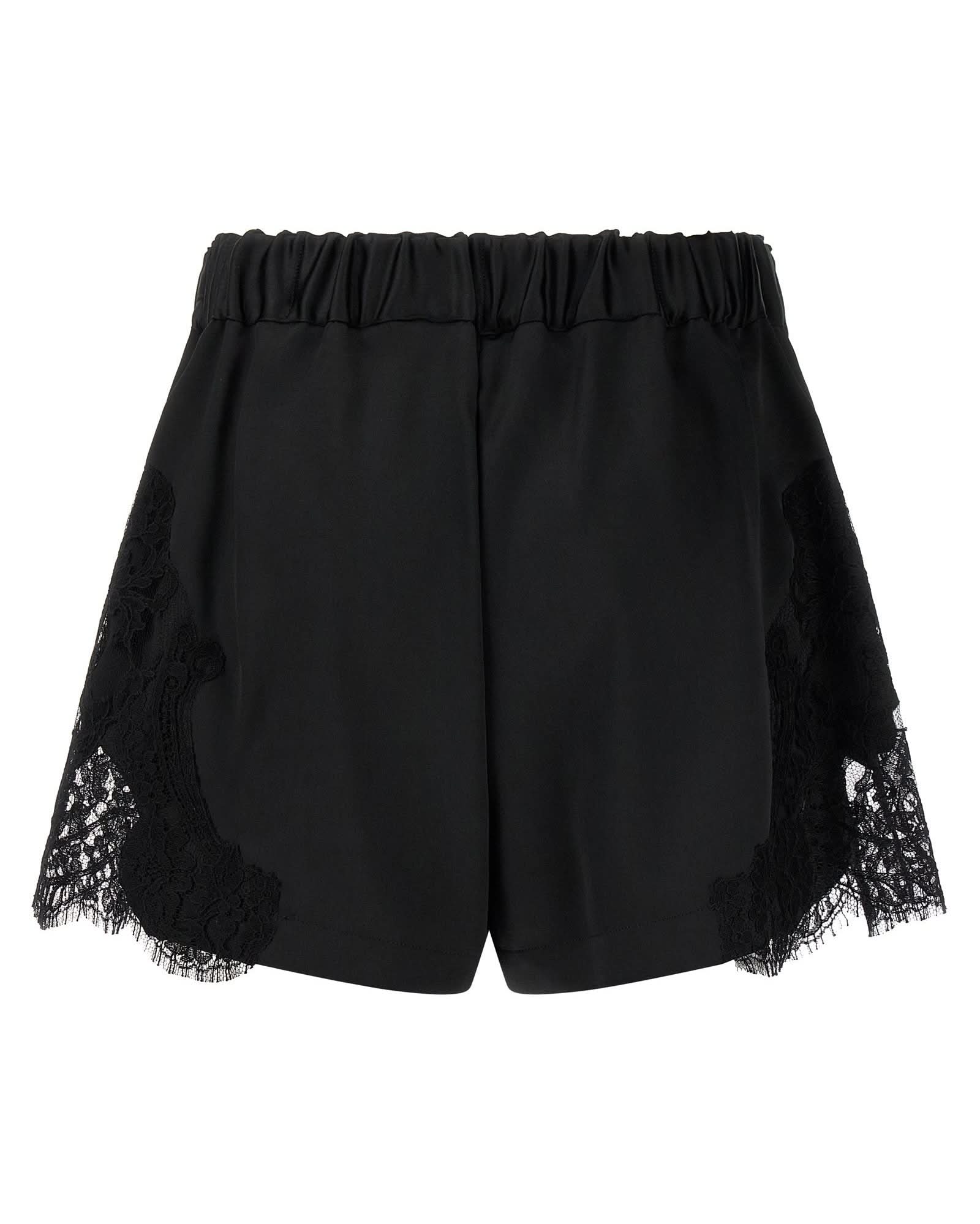 Versace Lace Insert Shorts Glam Steals