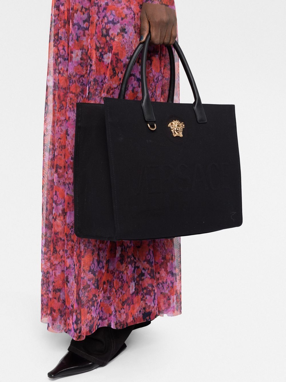 Versace Large La Medusa Tote Bag Glam Steals