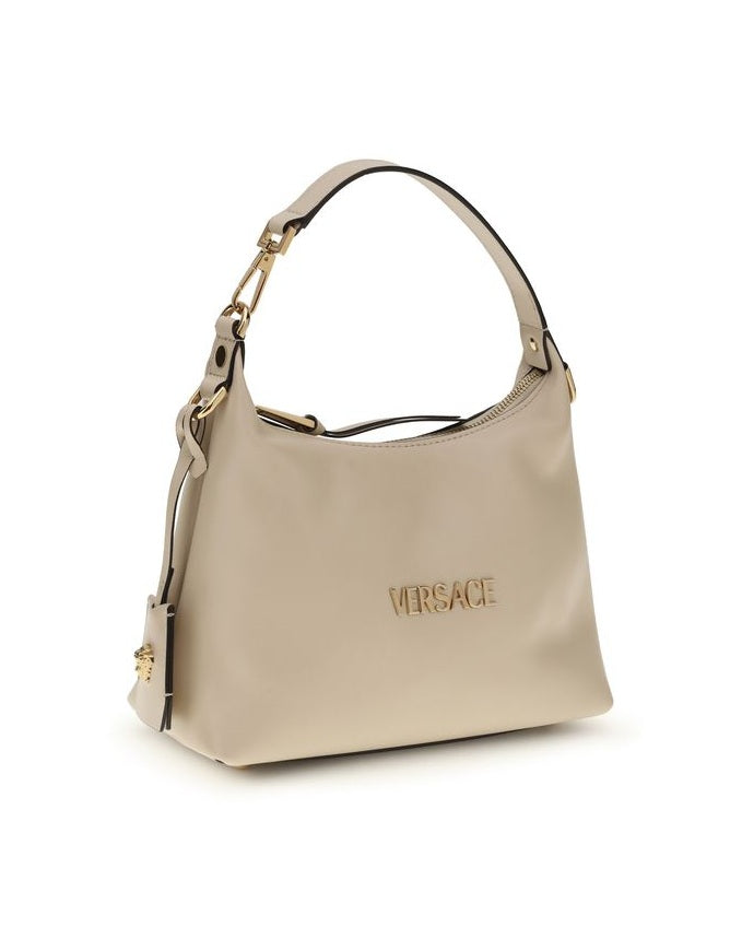 Versace Leather Cream Calf Bos Taurus Shoulder Bag Glam Steals