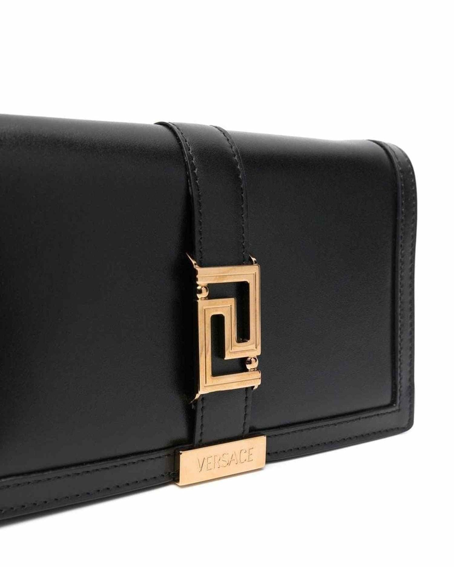 Versace Leather Greca Goddess Mini Crossbody Bag Glam Steals