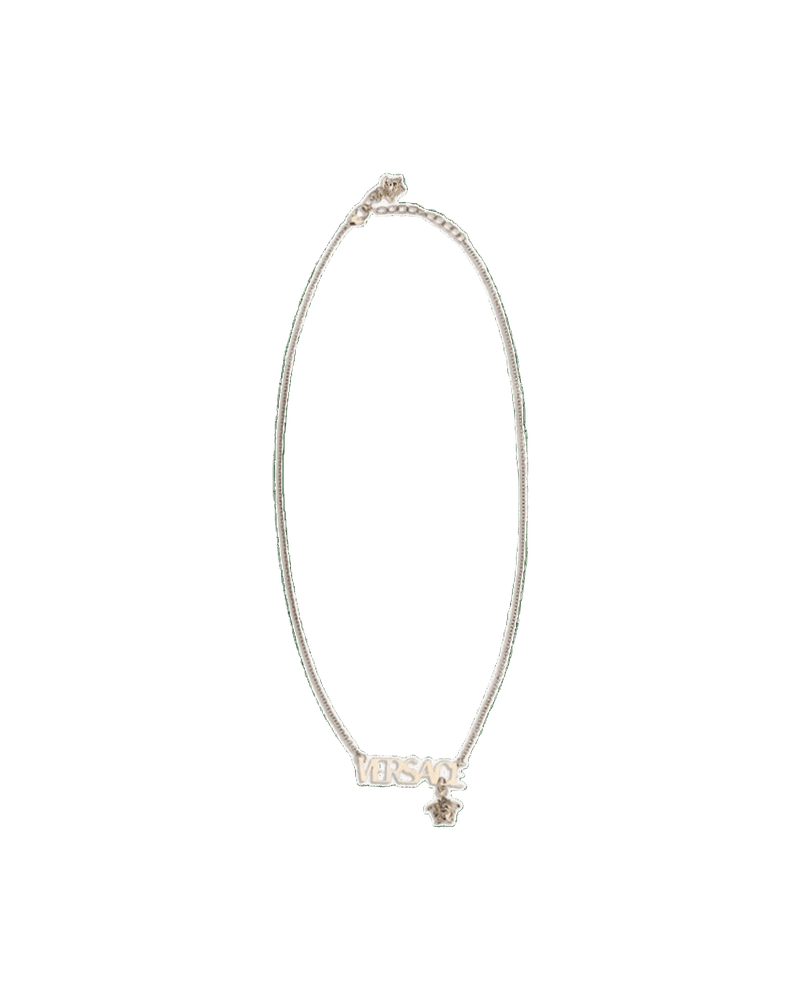 Versace Logo Necklace Glam Steals