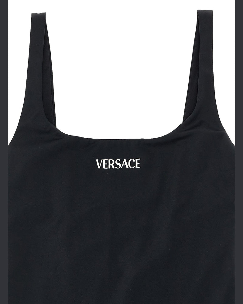 Versace Logo One Piece Swimsuit Glam Steals