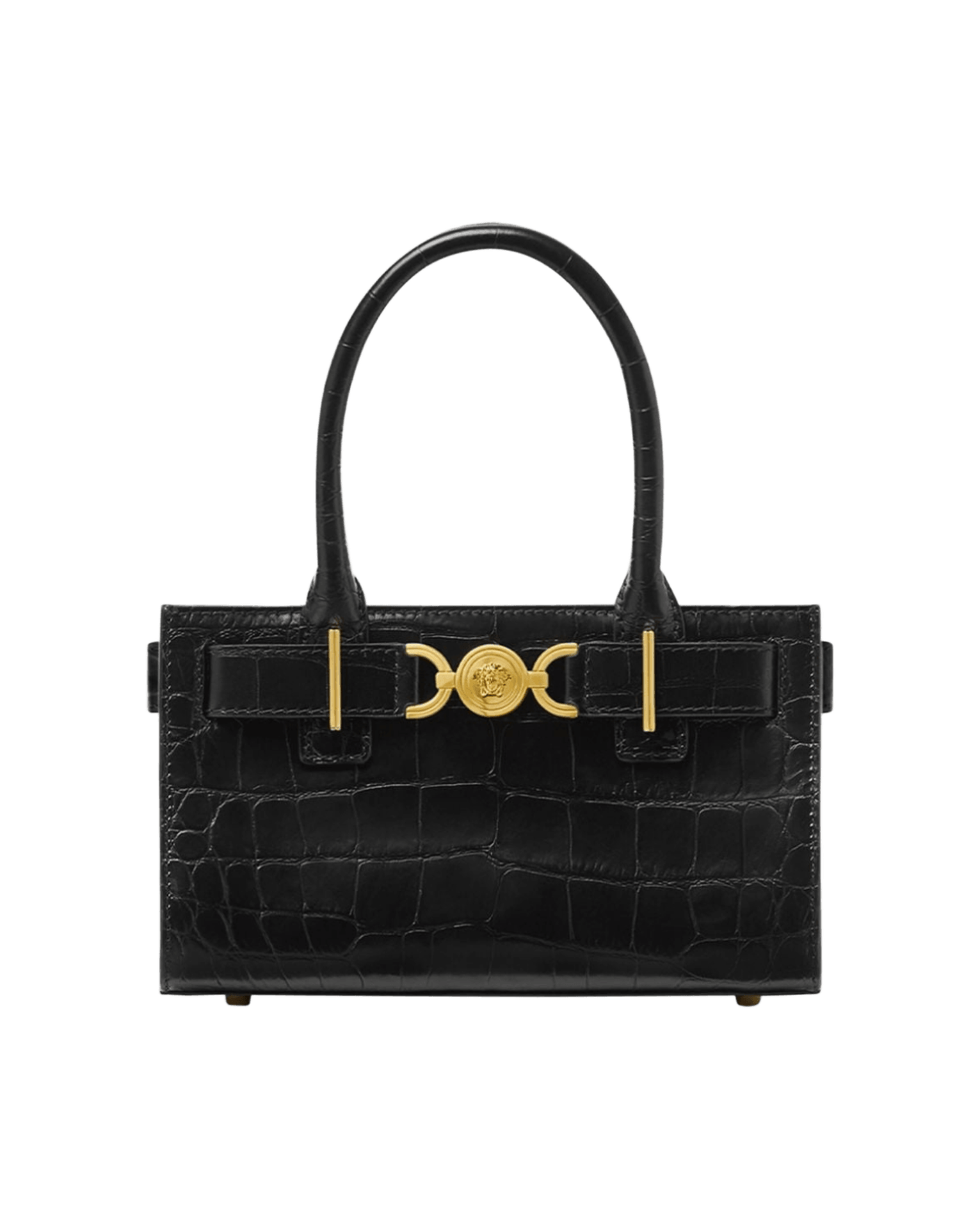 Versace Medusa 95 Croc Effect Tote Bag Glam Steals