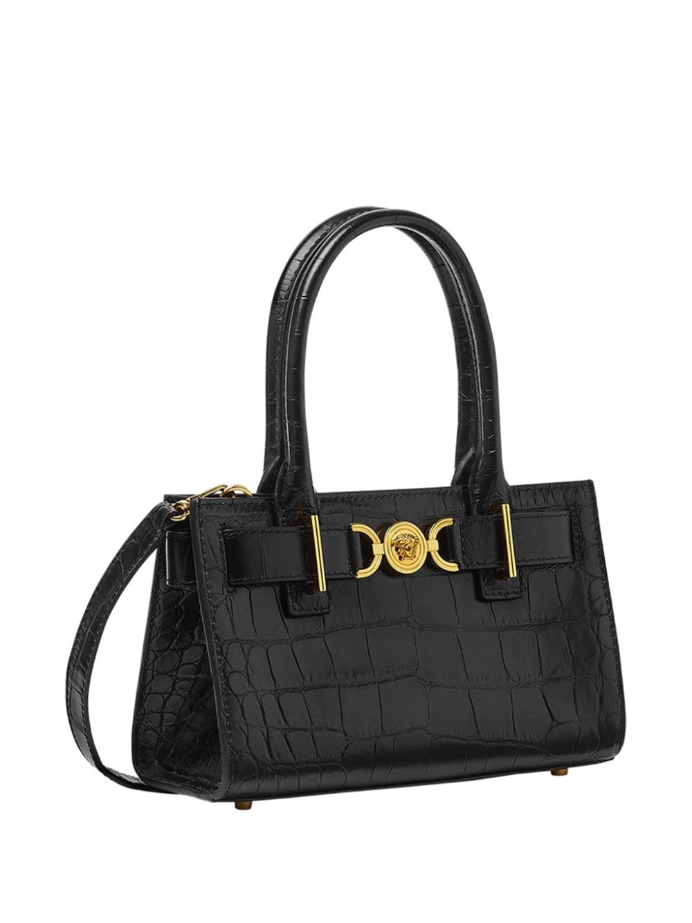 Versace Medusa 95 Croc Effect Tote Bag Glam Steals