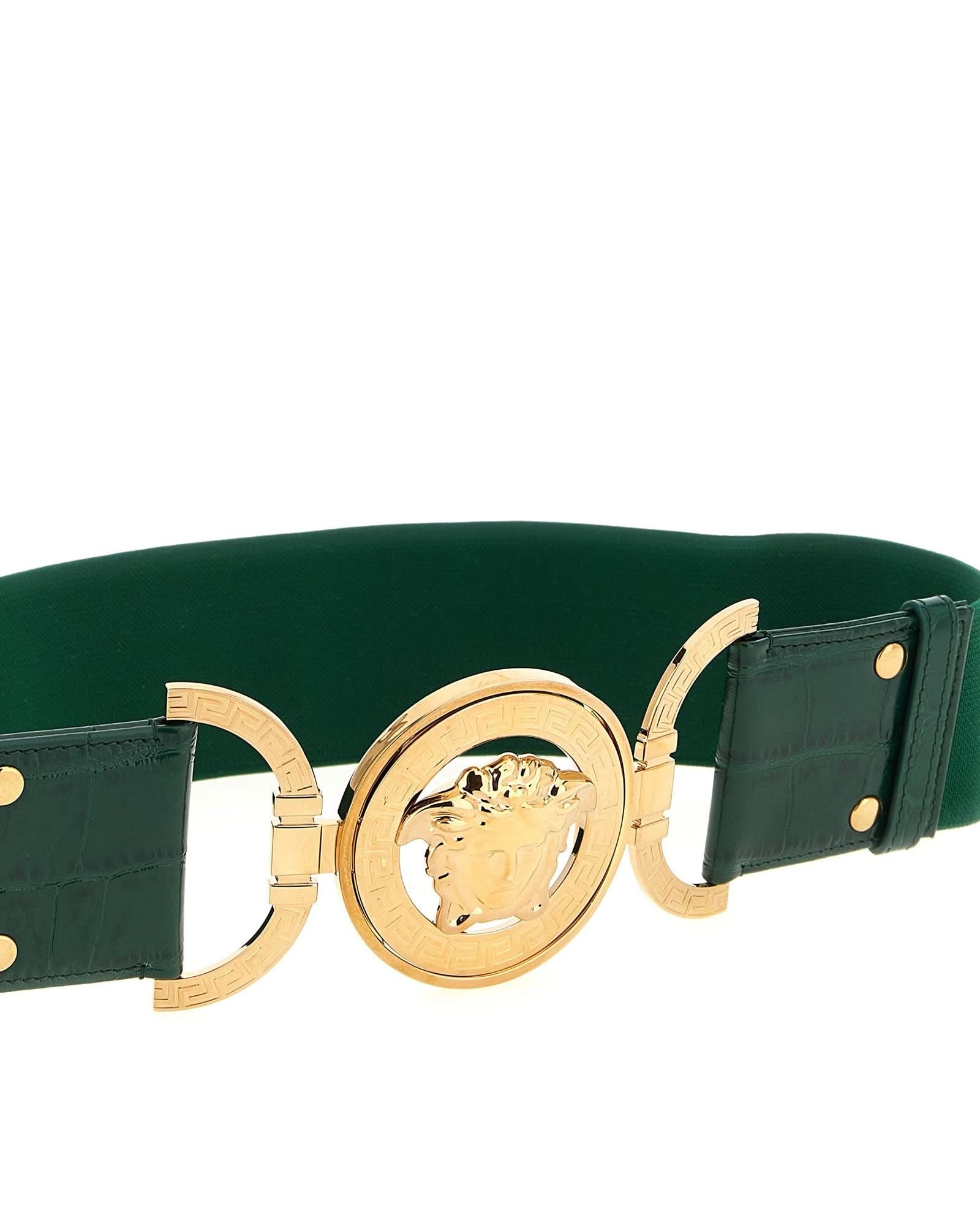 Versace Medusa 95 Elastic Belt Glam Steals
