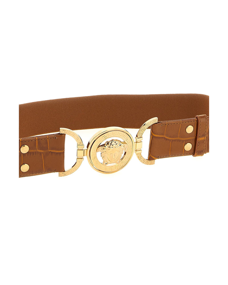 Versace Medusa 95 Elastic Belt Belts
