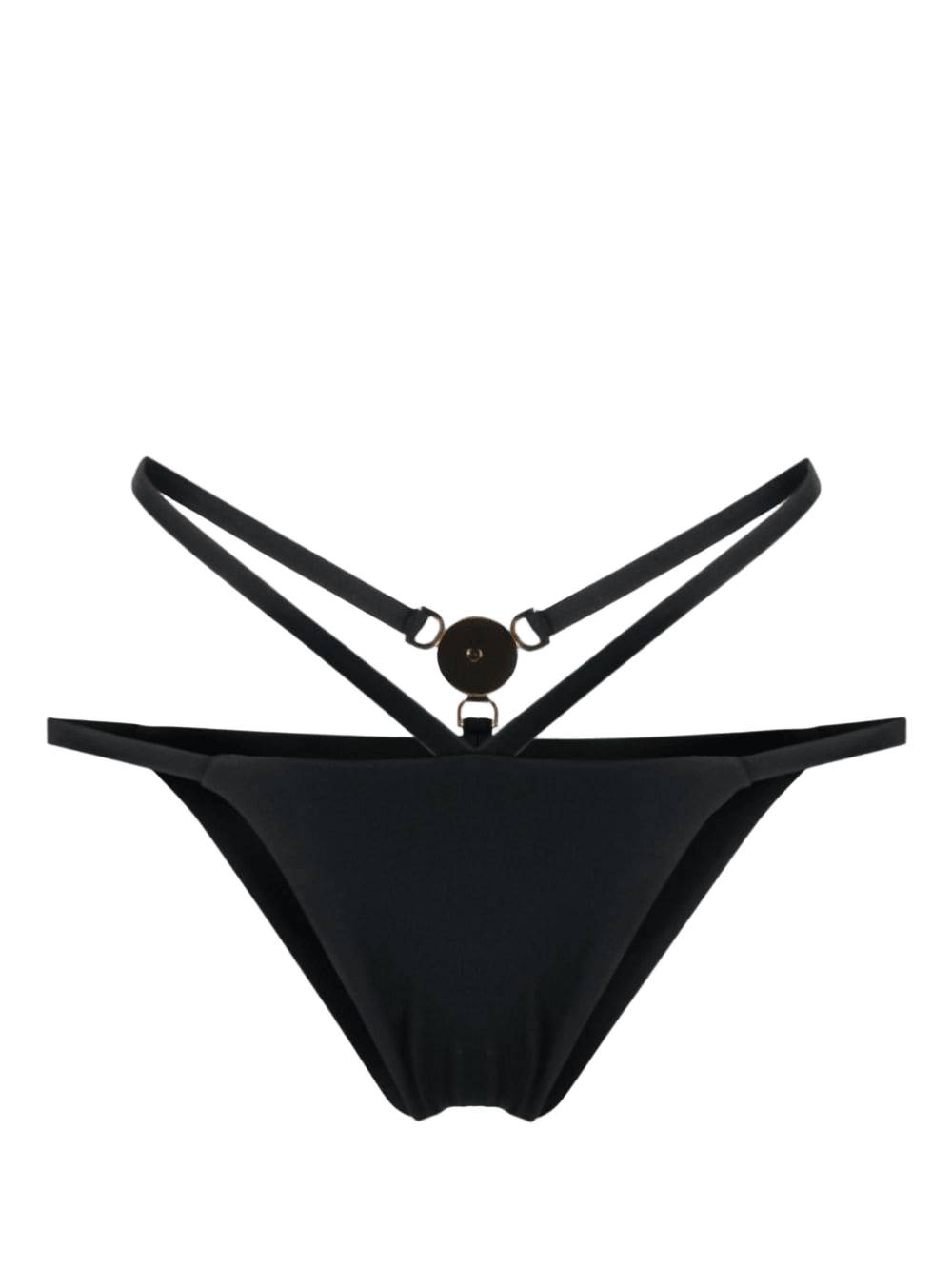 Versace Medusa Plaque Strappy Bikini Bottoms Glam Steals