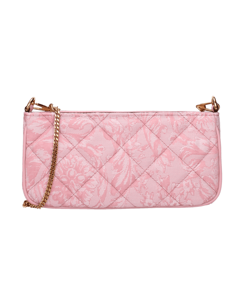 Versace Pink Fabric Crossbody Bag Glam Steals