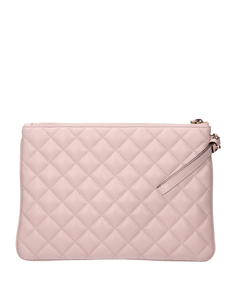 Versace Leather Pink Clutch Bags Glam Steals
