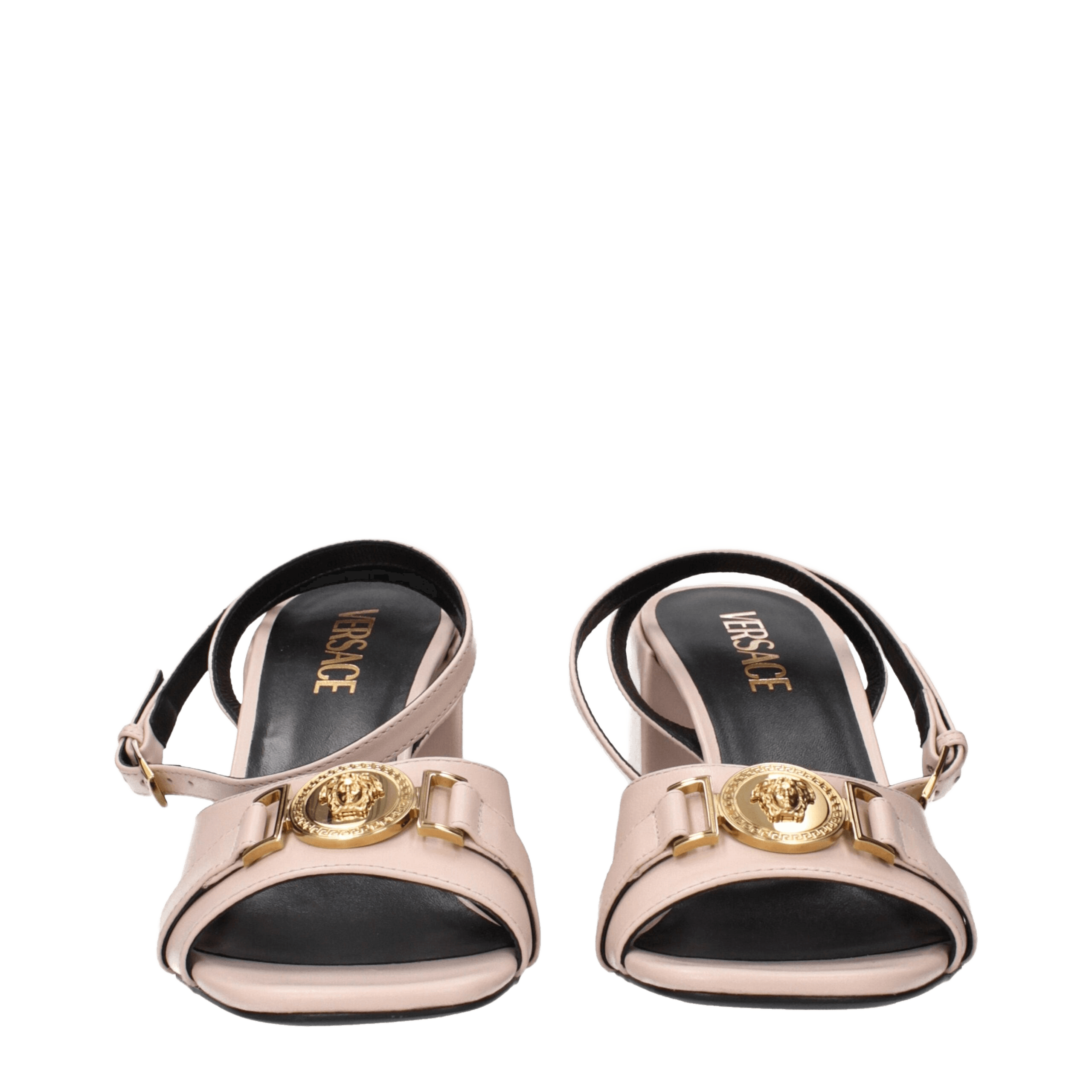 Versace Pink Leather Platforms Glam Steals