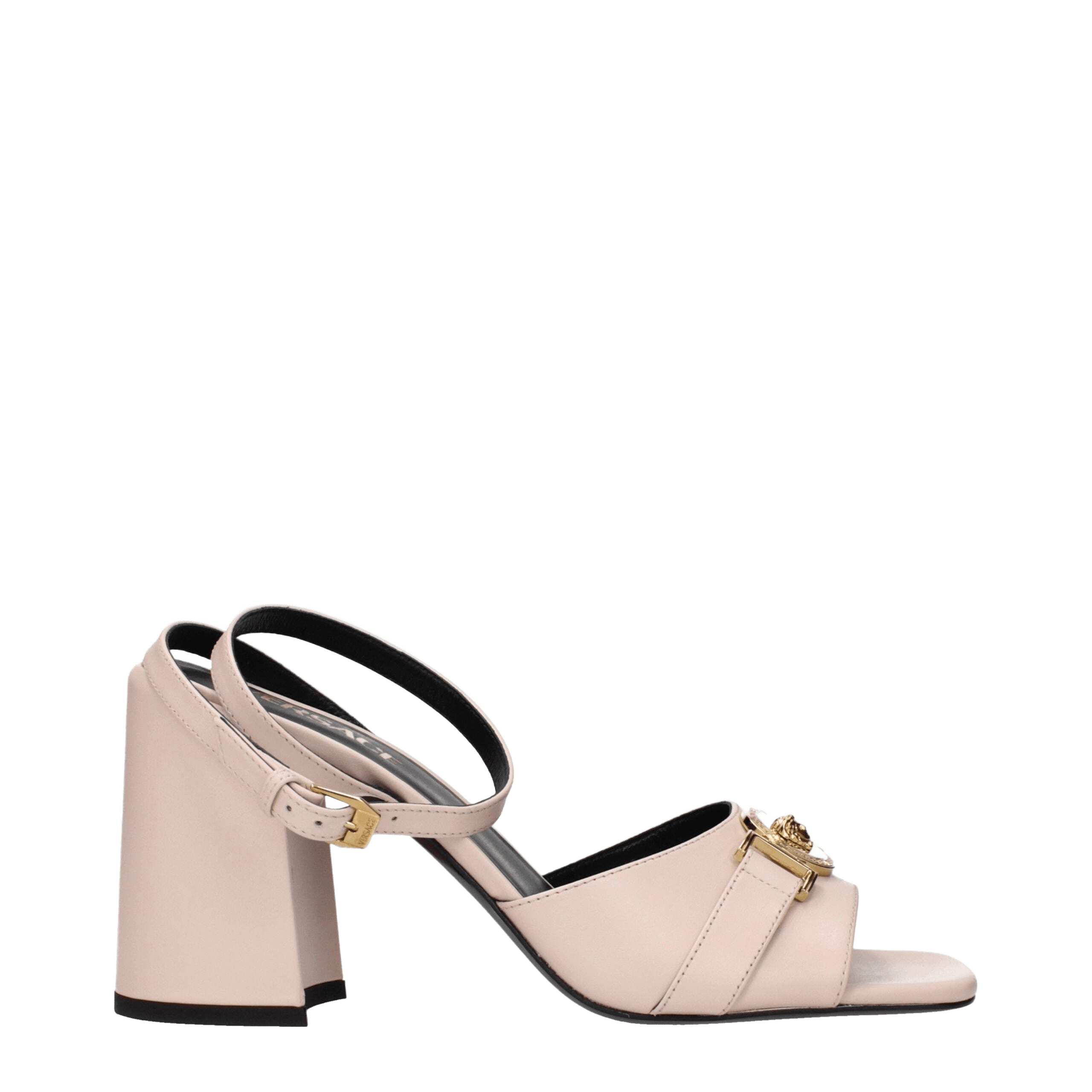 Versace Pink Leather Platforms Glam Steals