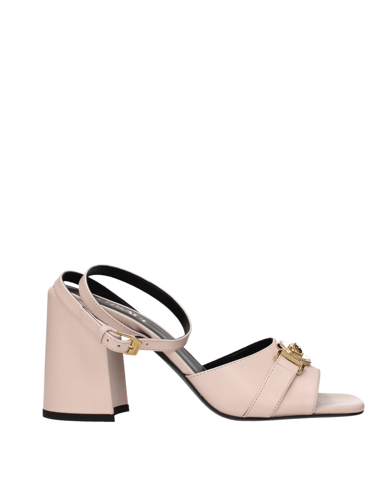 Versace Leather Pink Platforms Glam Steals