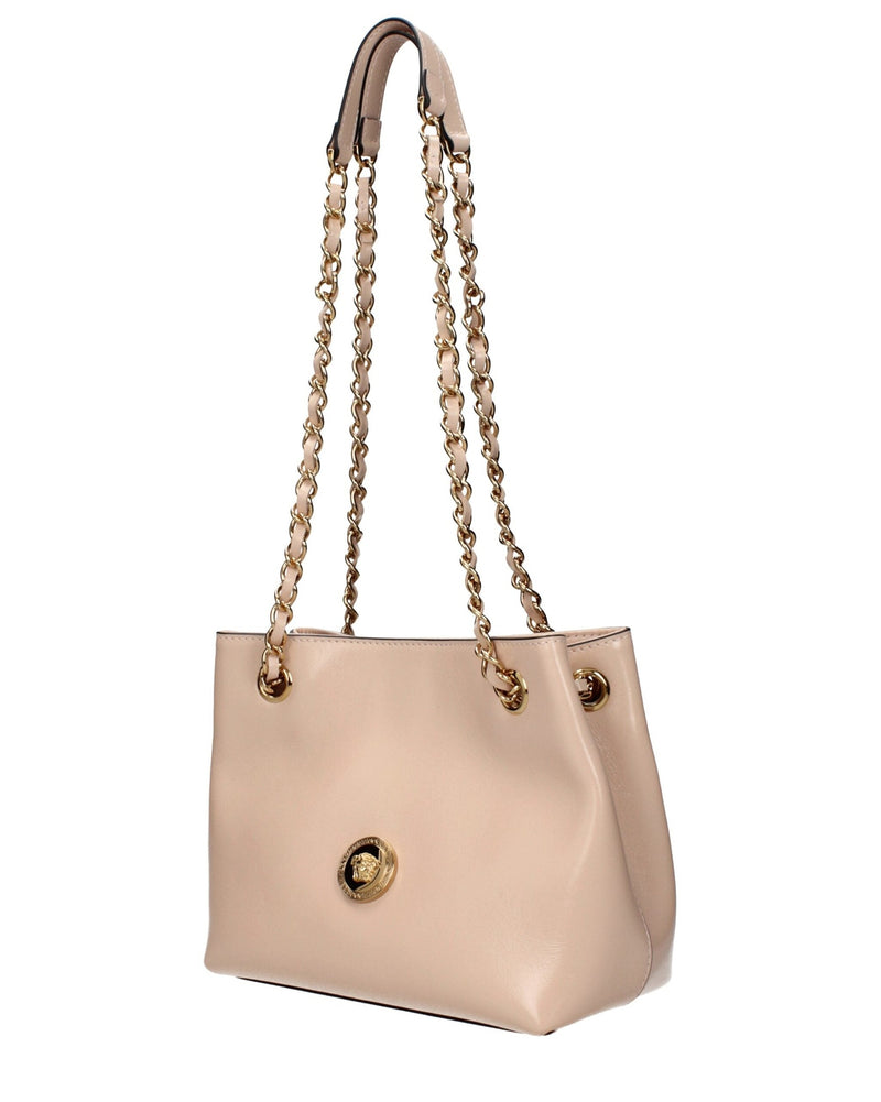 Versace Pink Leather Shoulder Bag 
