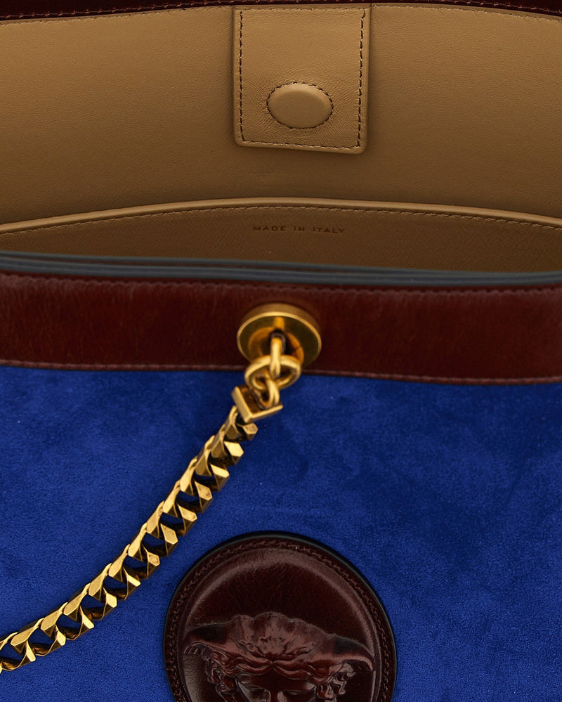 Versace Pivot Small Bucket Bag Glam Steals