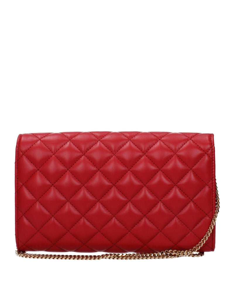 Versace Red Leather Clutch Bag Glam Steals