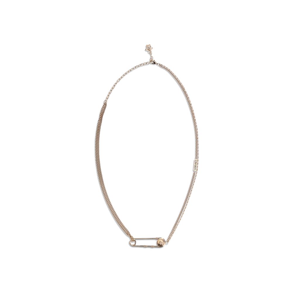 Versace Safety Pin Necklace Glam Steals