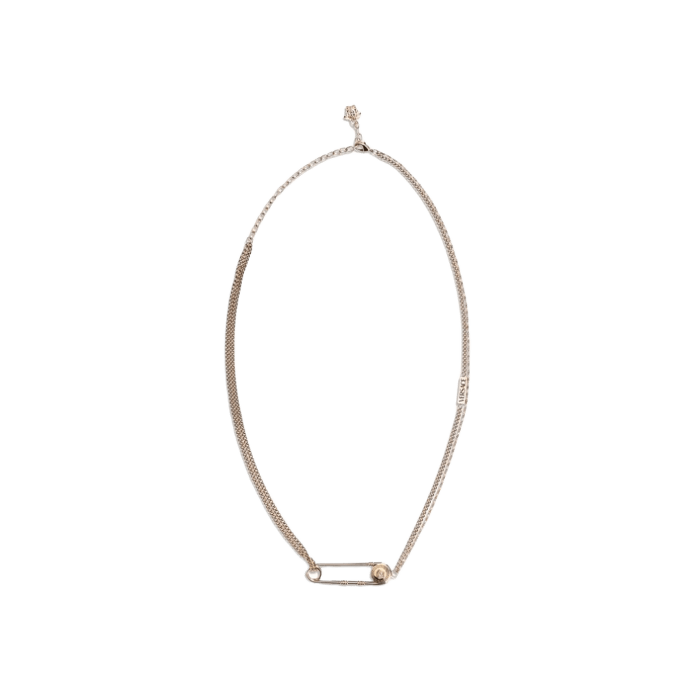 Versace Safety Pin Necklace Glam Steals