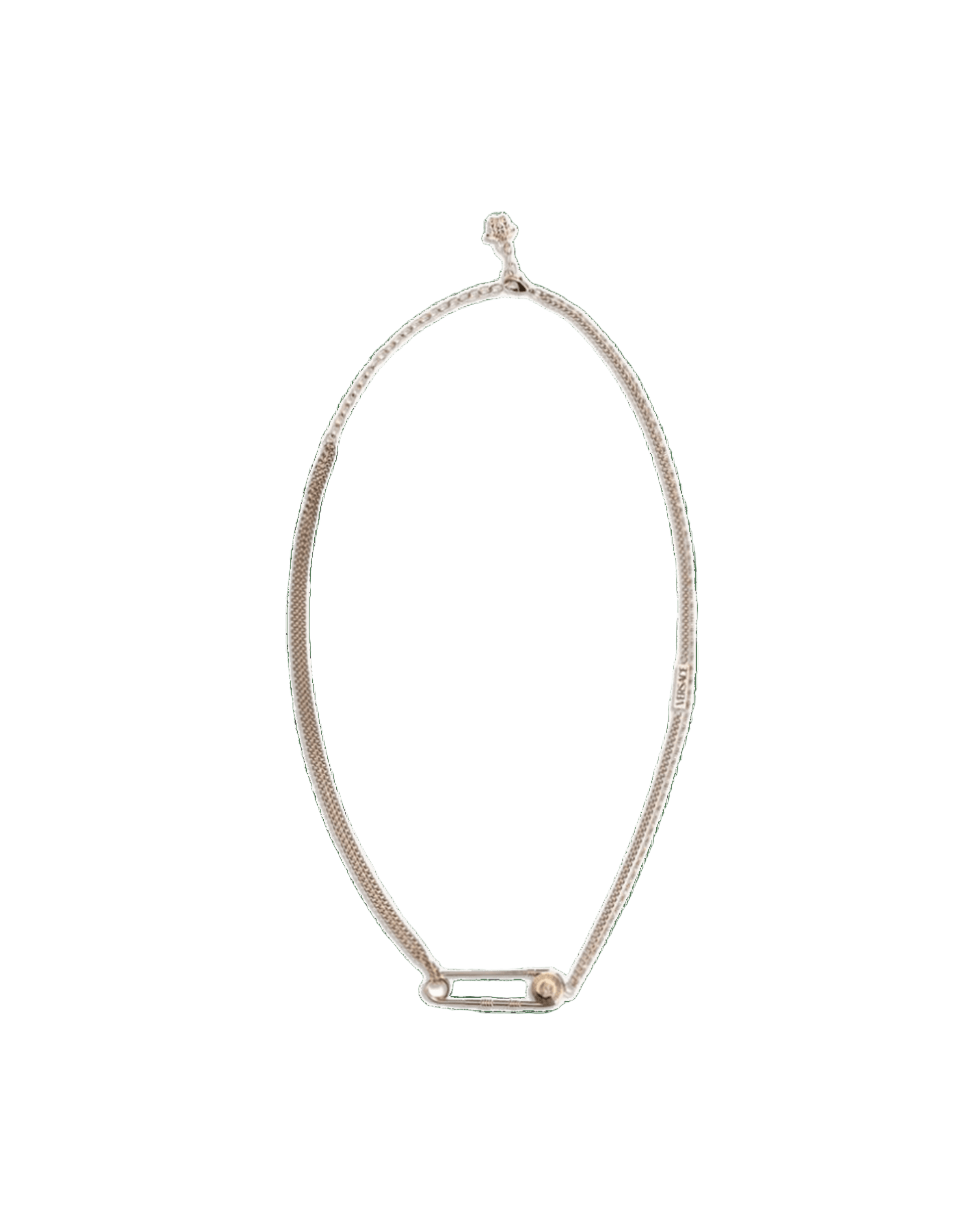 Versace Safety Pin Necklace Glam Steals