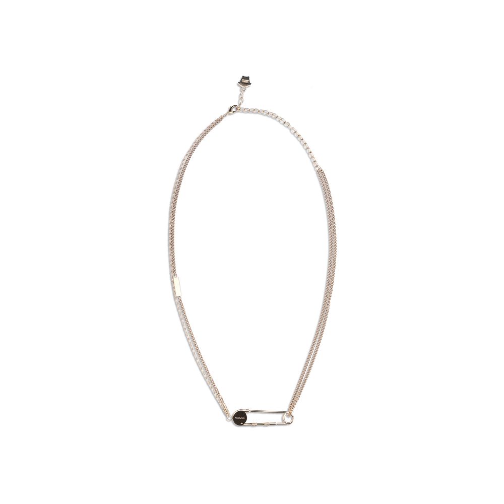 Versace Safety Pin Necklace Glam Steals