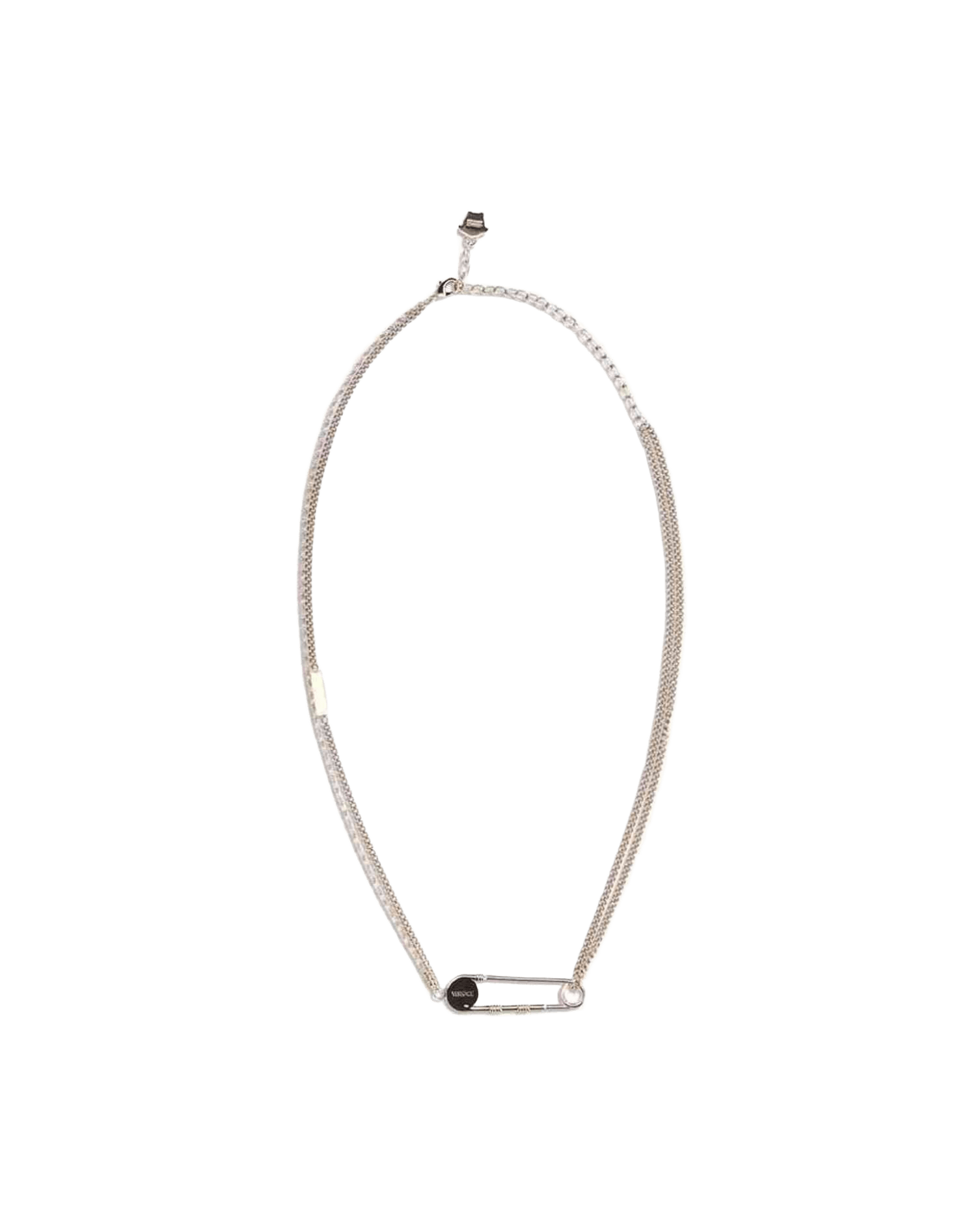 Versace Safety Pin Necklace Glam Steals