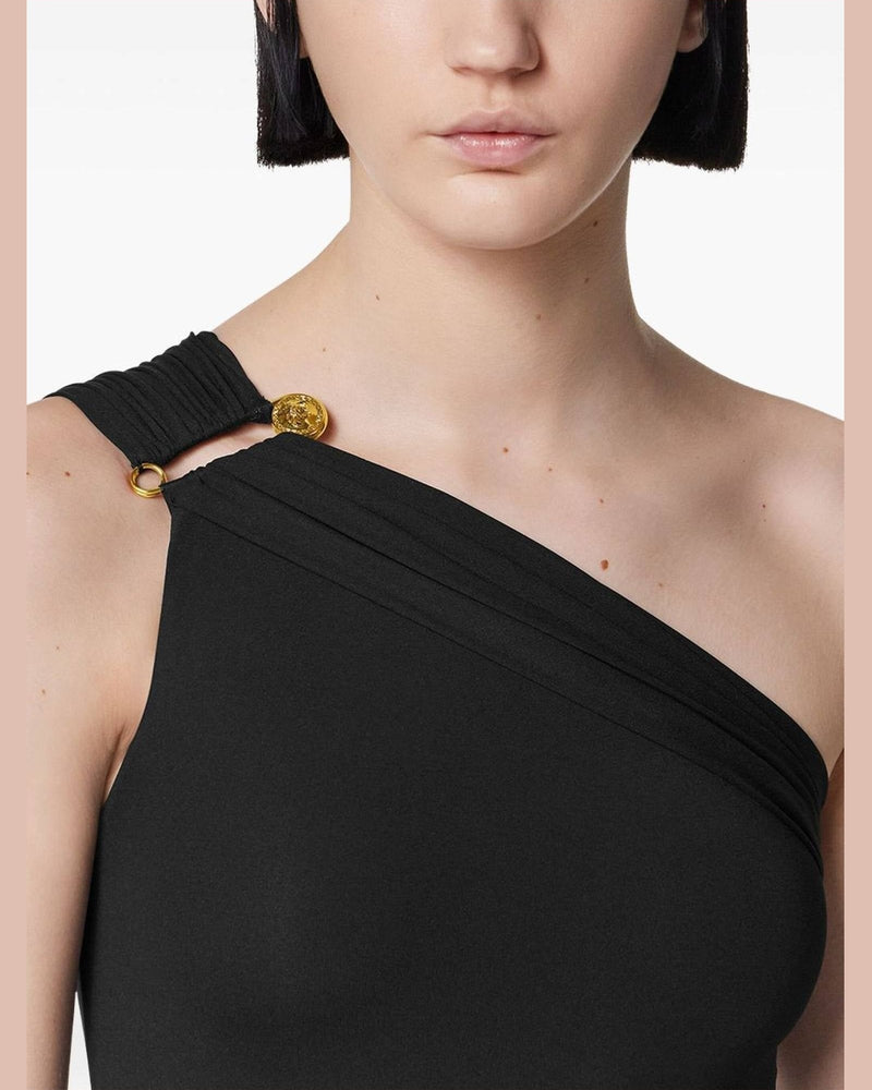 Versace Safety Pin Swimsuit Glam Steals