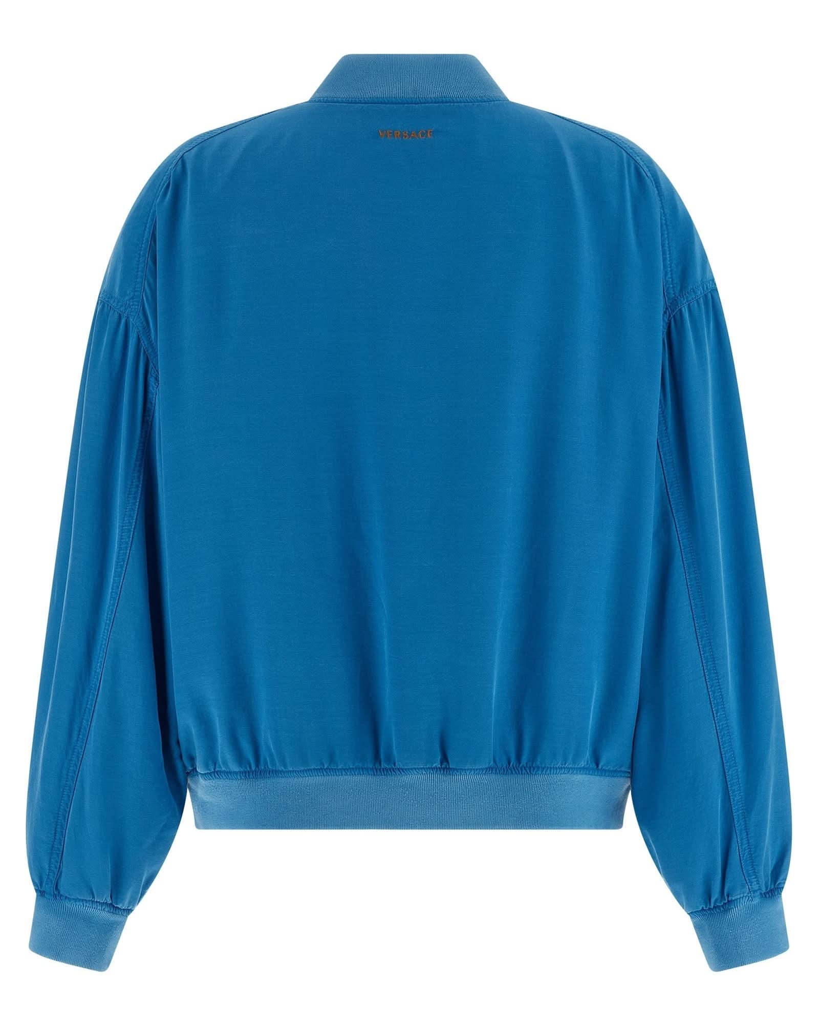 Versace Silk Poplin Bomber Jackets Glam Steals