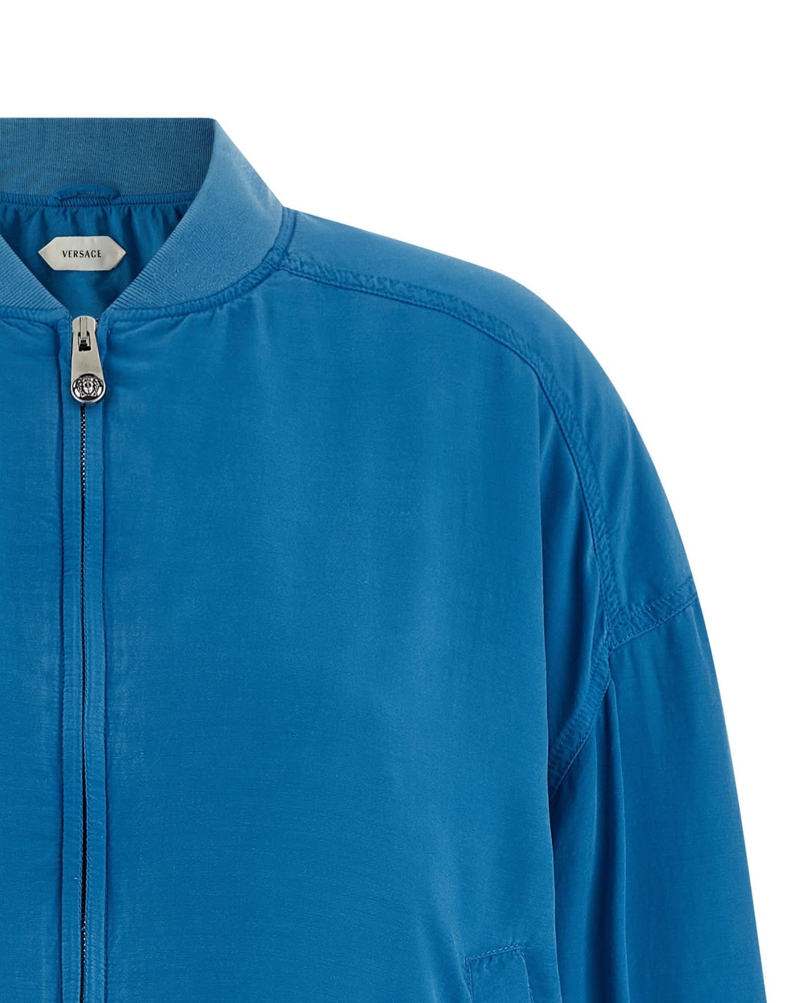 Versace Silk Poplin Bomber Jackets Glam Steals