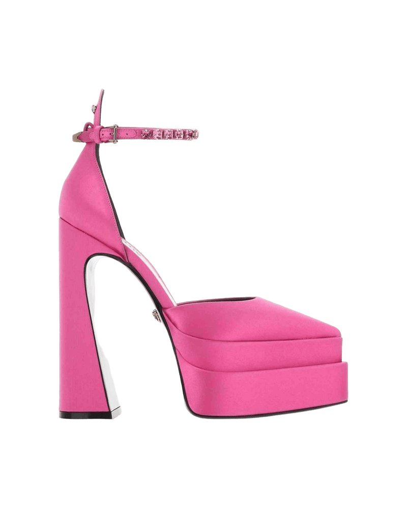 Versace Silk Satin Pumps Glam Steals