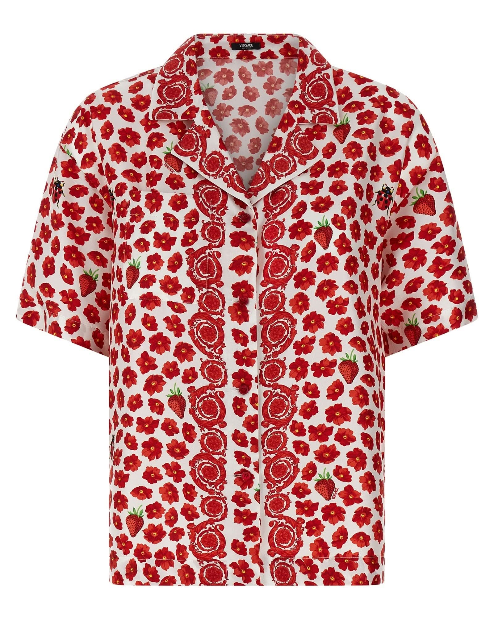 Versace Strawberry Garden Shirt Glam Steals