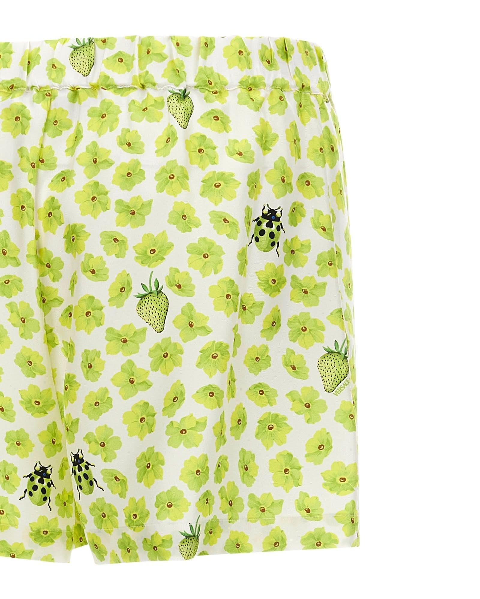 Versace Strawberry Garden Shorts Glam Steals