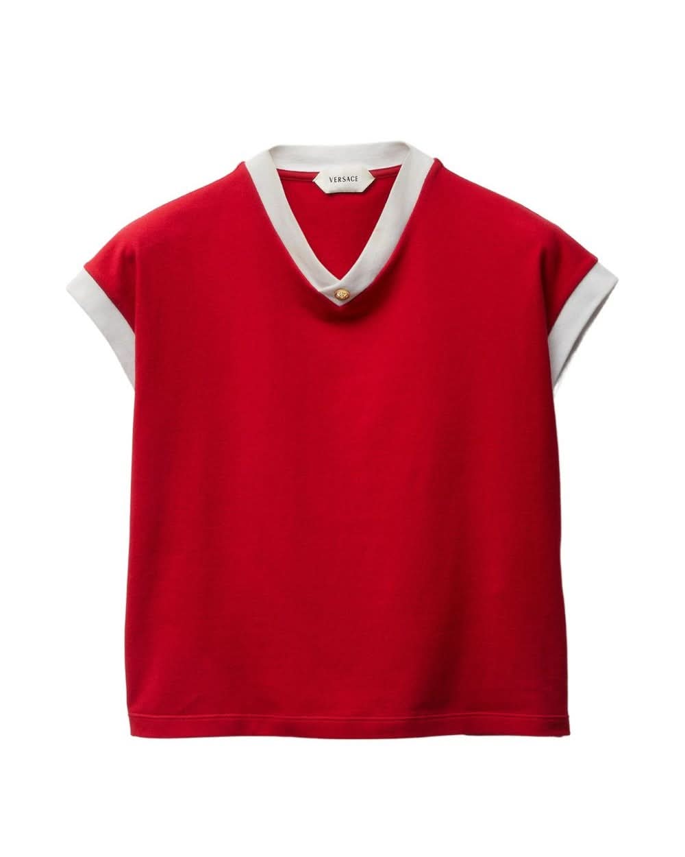 Versace T-shirts and Polos Red Glam Steals