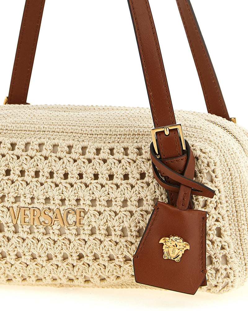 Versace Tag Shoulder Bag Glam Steals