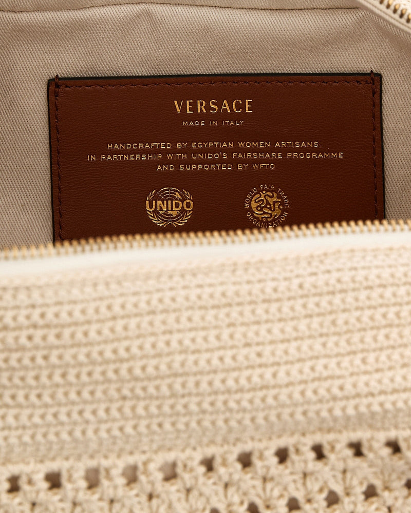 Versace Tag Shoulder Bag Glam Steals