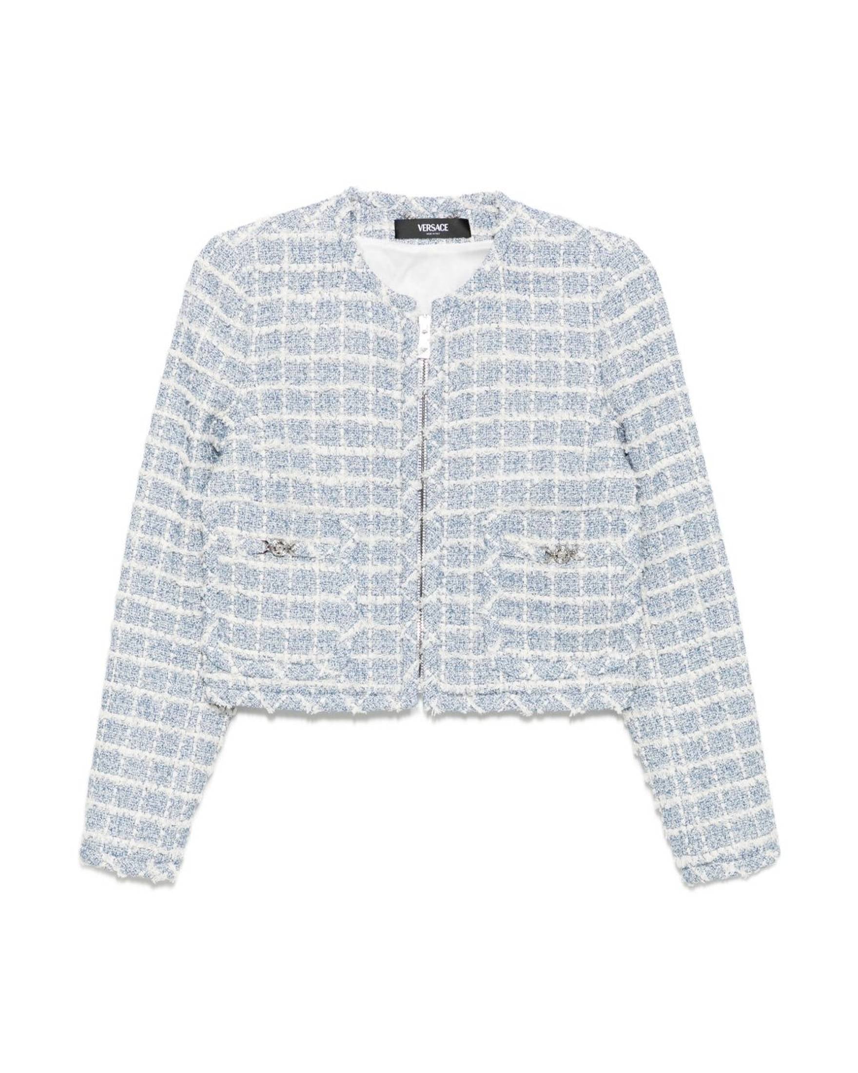 Versace Tweed Blazer Glam Steals