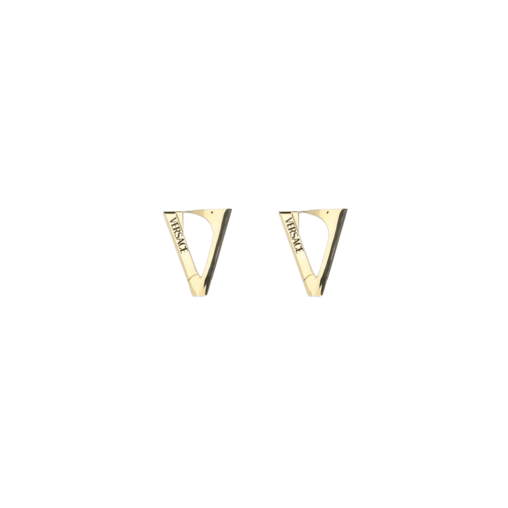 Versace V Drop Earrings Glam Steals