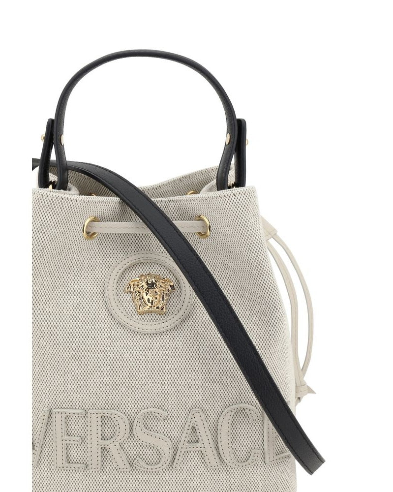 Versace White Backet Bag Glam Steals