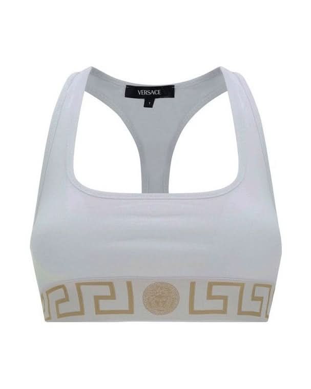 Versace White Cotton Bra Bras