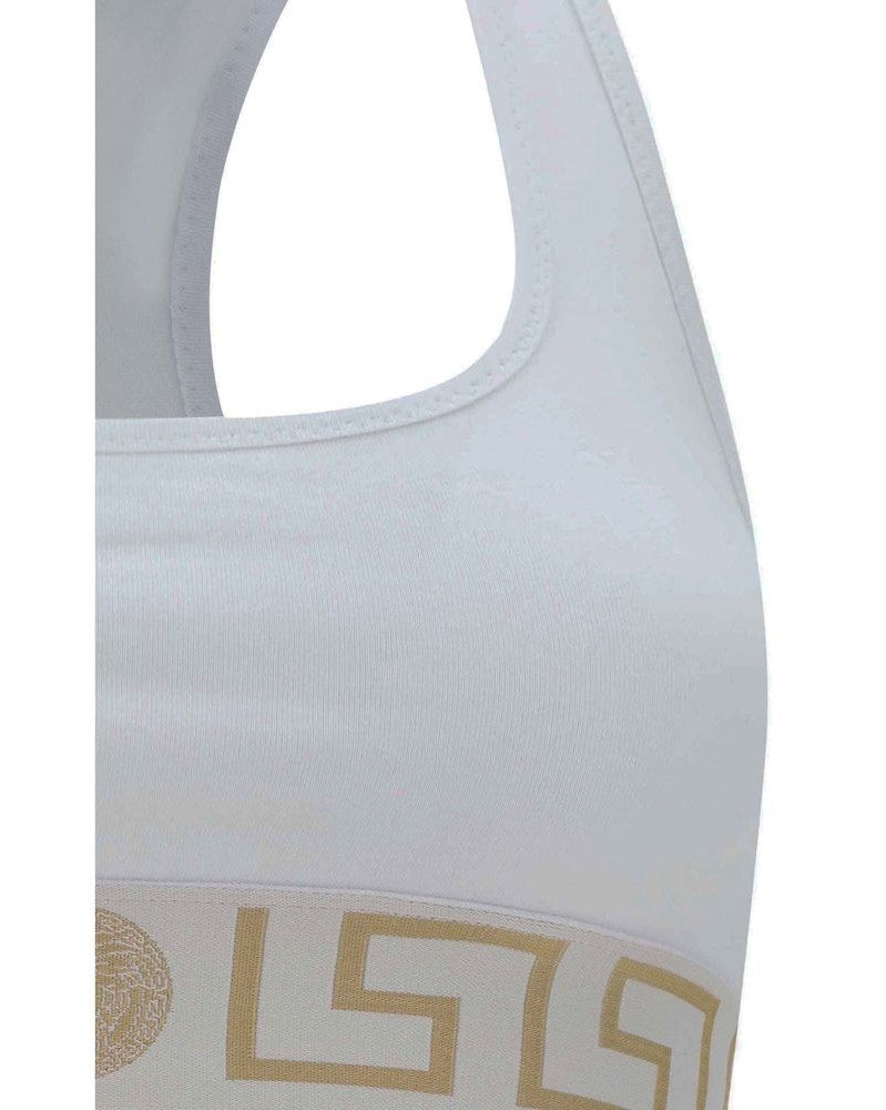 Versace White Cotton Bra