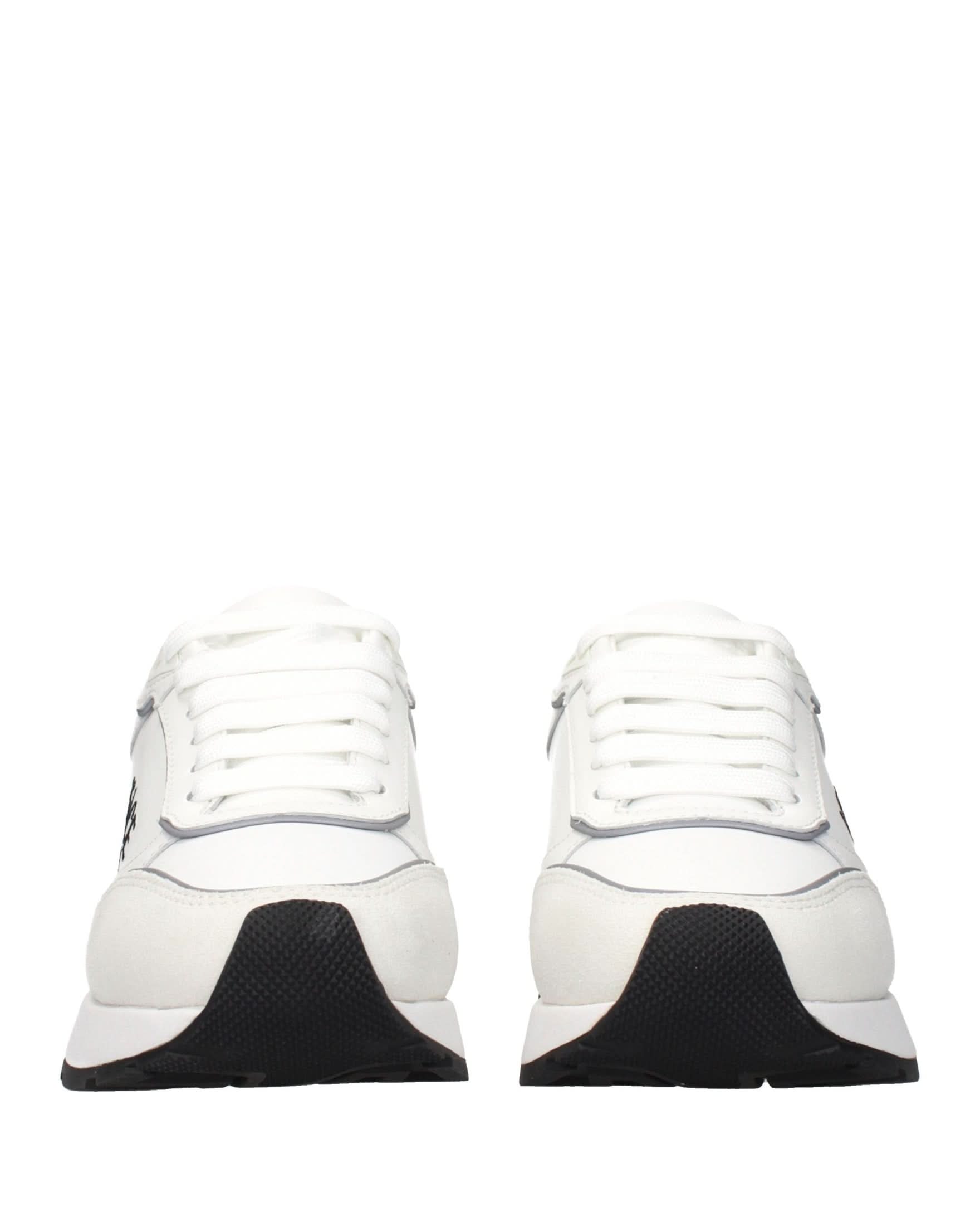 Versace White Leather Low Top Sneakers Glam Steals