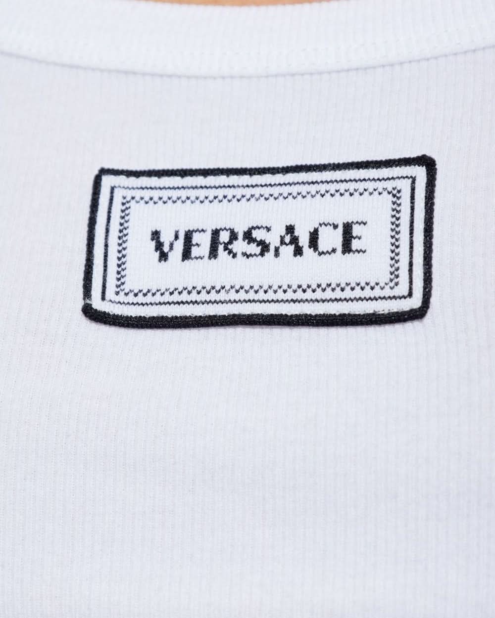 Versace White Top Topwear